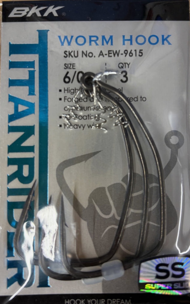 BKK TITANRIDER WORM HOOK