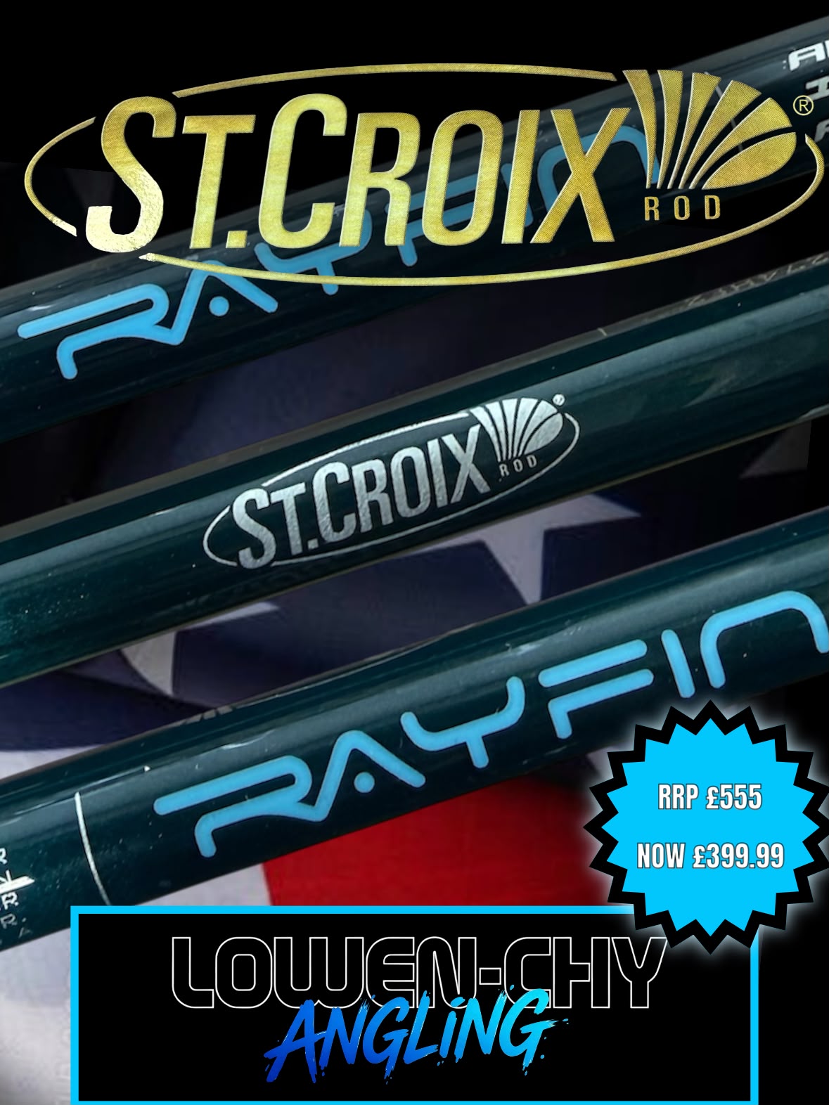 ST CROIX RAYFIN LURE ROD