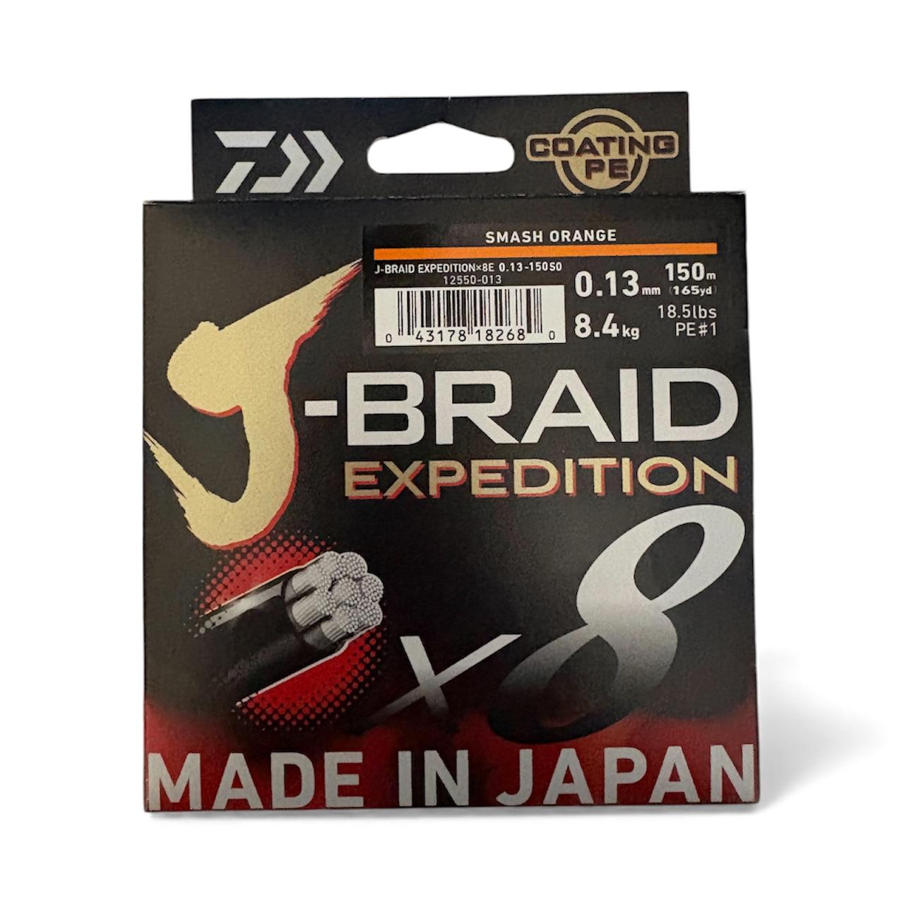 J-BRAID EXPEDITION BRAID (SMASH ORANGE)